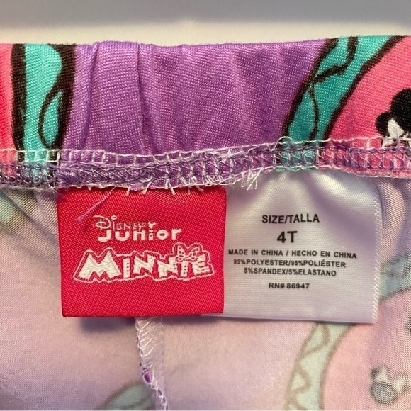 Disney Junior Girls Minnie Mouse & Daisy Duck 3 Piece Top/ Bottoms Set Size 4T - Picture 10 of 10